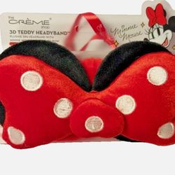 The Creme  Shop Minnie Mouse 3D Teddy Plus Headband Velvet Fantasy