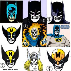 Glory Or The Gallows MARVEL MEETS MISFITS  Extremely  Limited Edition Shirts. LIMIT OF 3 PIECES EACH. Comes with COA