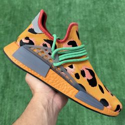 ADIDAS NMD HUMAN RACE x PHARRELL “ANIMAL PRINT - ORANGE” (Size 11, Men’s)