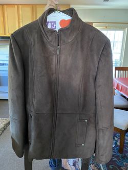 Calvin Klein Suede Coat