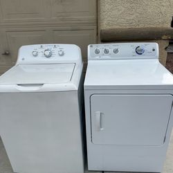 GE washer and gas dryer dryer set