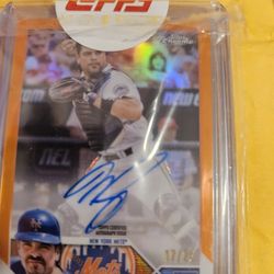 Mike Piazza Autograph Collection Card