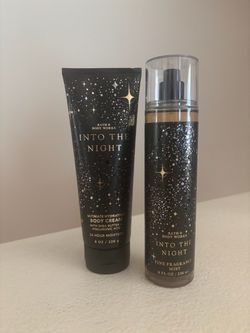 ✨Into the Night Ultimate Hydration Body Cream & Fine Fragrance Mist set for $20