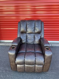 Leather Armchair Recliner 