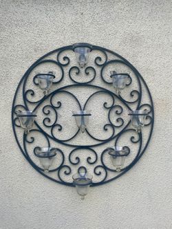 Wall Hanging Candelabra 24”