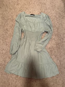 Sage green dress