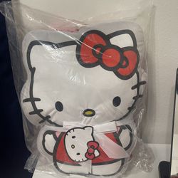 Hello Kitty Pillow and Throw Set