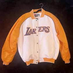 Lakers Vintage Bomber Jacket (Large)