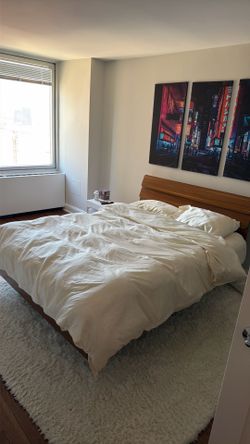 Queen size bed frame