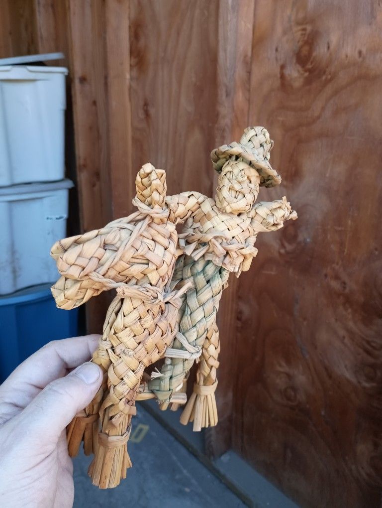 Man In A Horse & Purse 