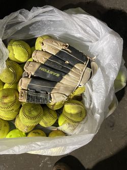 Baseballs &glove