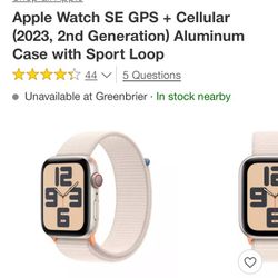 Apple Watch SE Gen For $200