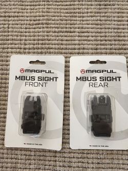 MAGPUL MBUS FRONT AND REAR SIGHT SET