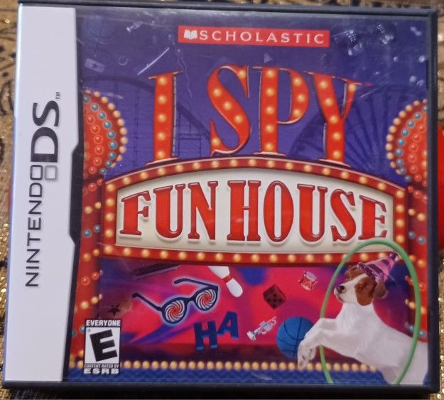 Nintendo DS Video Game I Spy Fun House Carnival Manual Educational