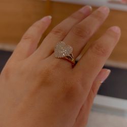 14k Heart Ring 