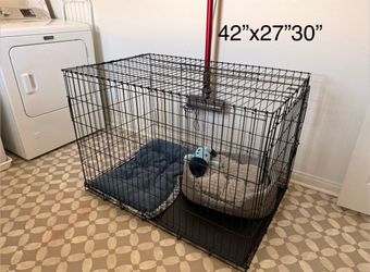 Pet Adobe Folding 8 Panel Pet Playpen - 42 x 27 x 30-inch