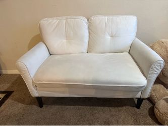 White Sofa - Love Seat