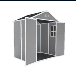 Campcraft 6*5ft resin storage shed,Plastic Garden Tool Outside Sheds,high quality pp material,strong structure,waterproof,rust and UV proof,large stor