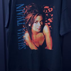 Shania Twain Blue Glitter Shirt Size 2x