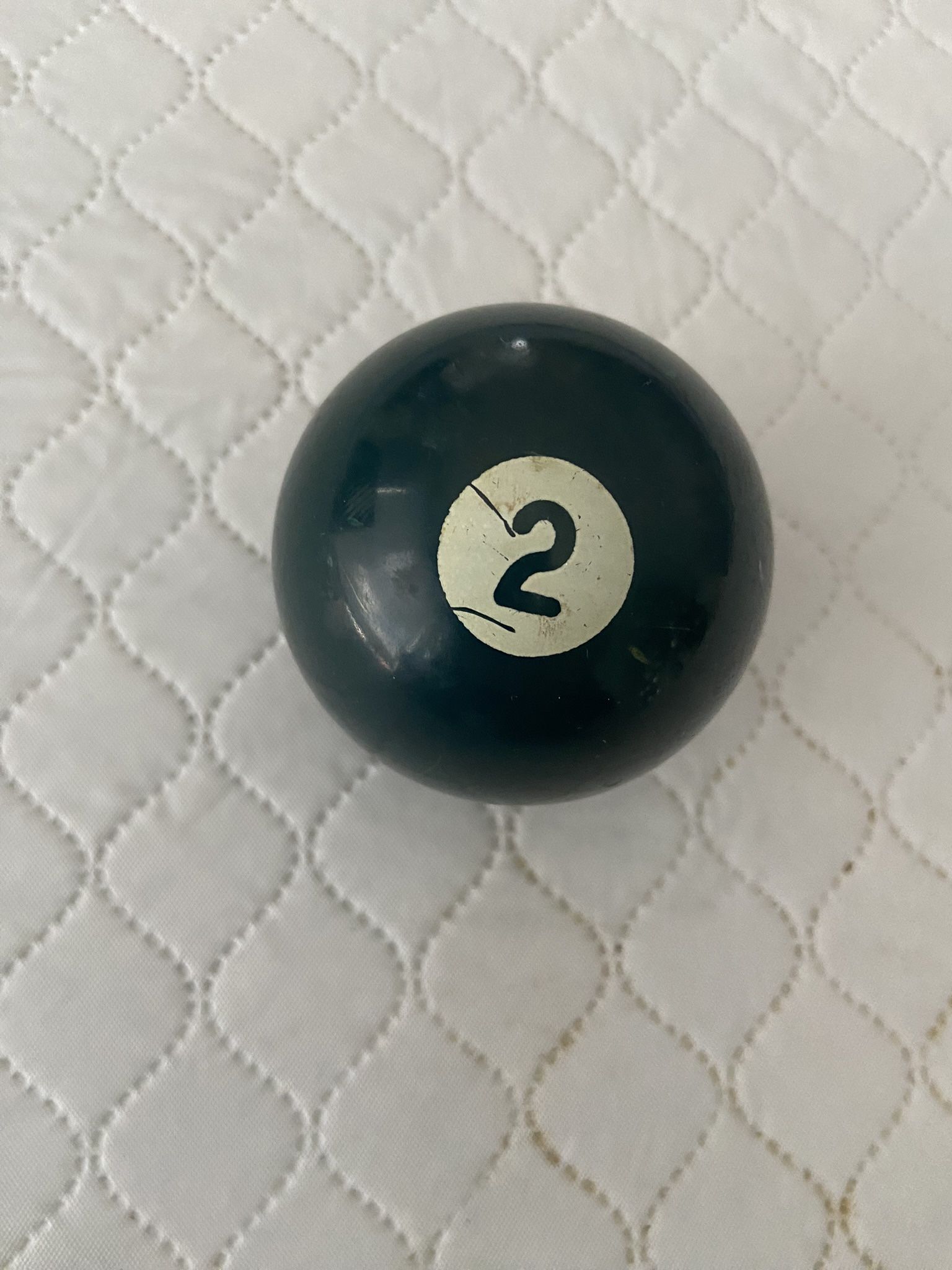 Number 2 billiard pool ball
