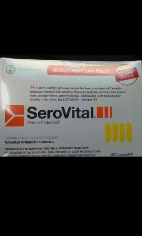 Serovital HGH AS SEEN ON TV 160 COUNT