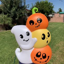 Ghost Pumpkin Blow Mold