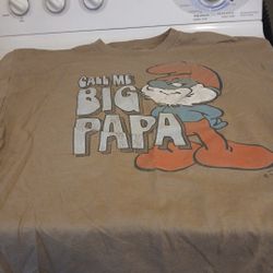 Smurf XL t Shirt Call Me Big Papa 