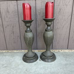 Candle Stick Holder, Pair