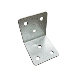 Metal L Bracket — Galvanized Steel — Heavy-Duty Corner Support — 20 Pcs/Pack