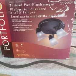 3 Head Flush mount Lights