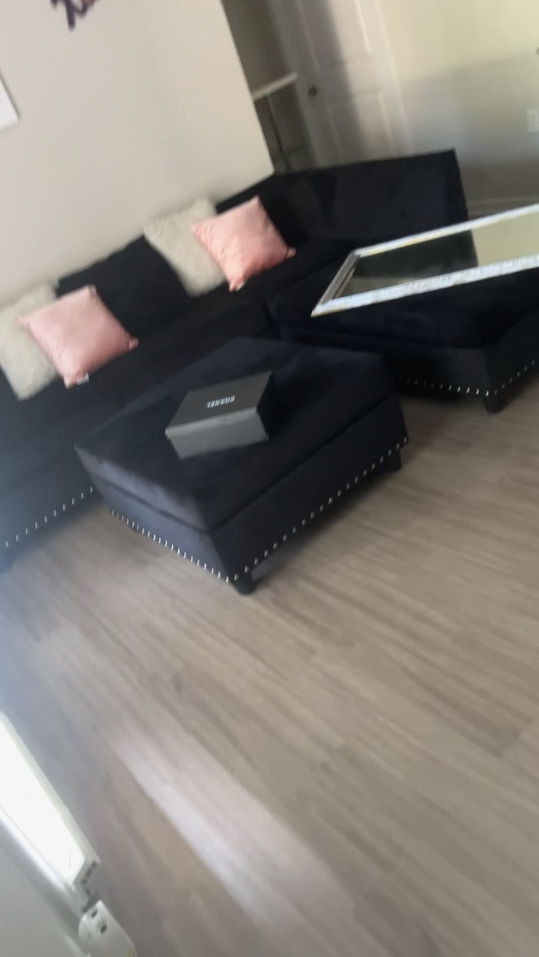 Sectional With Ottoman