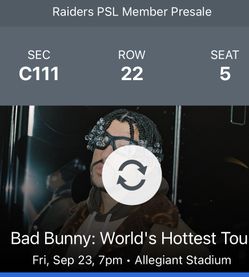Bad Bunny Tickets And Alesso  Thumbnail