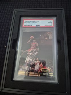 1992 Topps Stadium Club Michael Jordan PSA 9