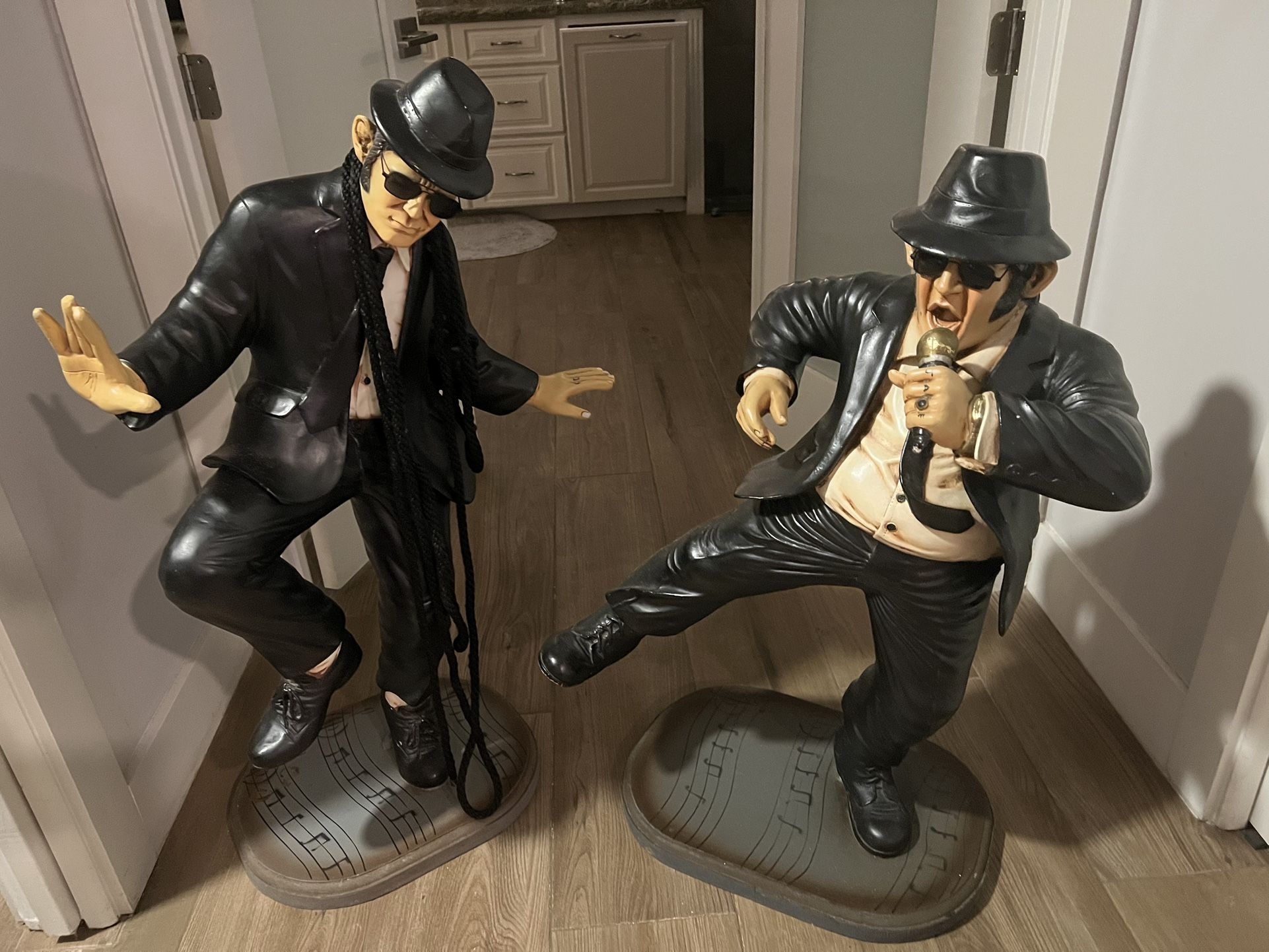 3 Foot Blues Brother Collection Statue Set Mint Condition
