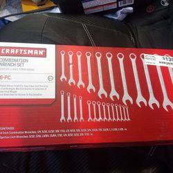 Brand New Craftsman Sae Wrench Set