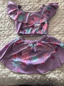 Encanto little girls bathing suit size 6