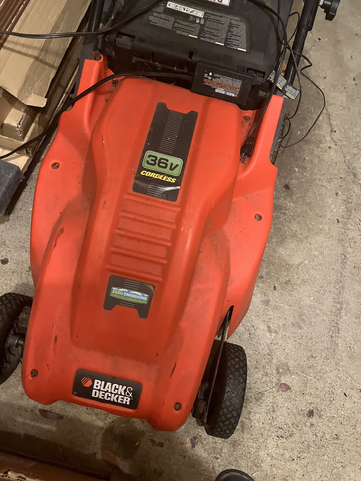 Black And Decker Battery Charger Lawn Mower