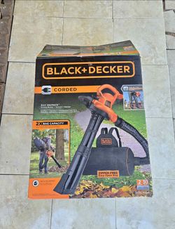 BLACK and DECKER corded Leaf Blower Vacuum Mulcher