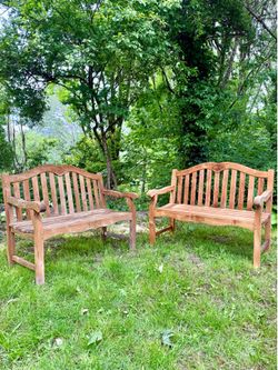 *Real* Teak Benches Outdoor Patio Furniture
