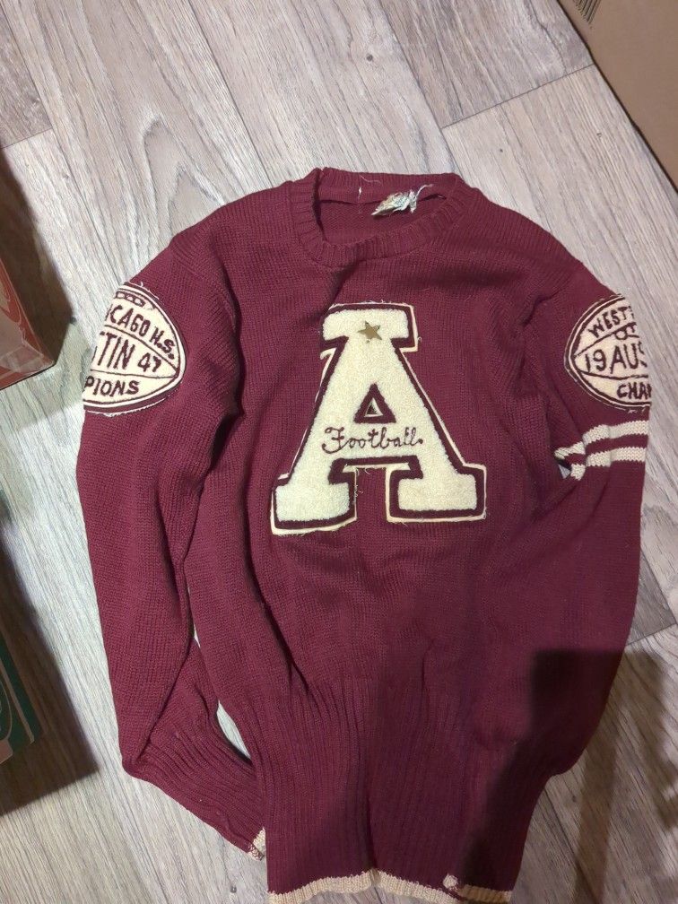 Vintage Chicago Varsity Lettermen's Sweater