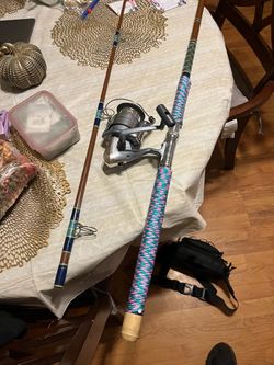 Surf fishing pole
