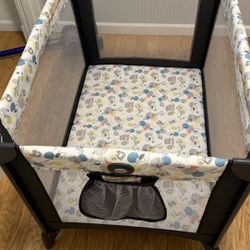 Graco Pack and Play Portable Playard, Push Button Compact Fold, Carnival