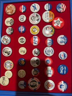 Political Campaign Promotional Buttons