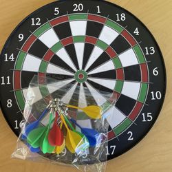Magnetic dart board, new 
