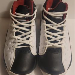 Nike Air Jordan Jumpman Team 2 - Chicago basketball shoe - white, black, & red