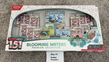 Pokémon Scarlet & Violet 151 Blooming Waters Premium Collection Box NEW/SEALED