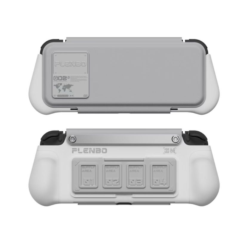 Plenbo GripShield PB-G02 for Nintendo Switch OLED - Protective Case + Grip + Stand