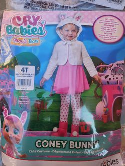 Cry Babies Girl Costume Size 4t *New*