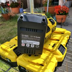 20 volt dewalt style batteries