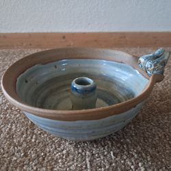 Studio Art Pottery Candleholder